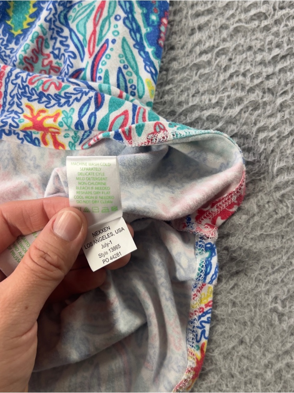 Lilly Pulitzer Tank Top Womens Small Multicolor Coral All Over Print Preppy Soft - Picture 5 of 6